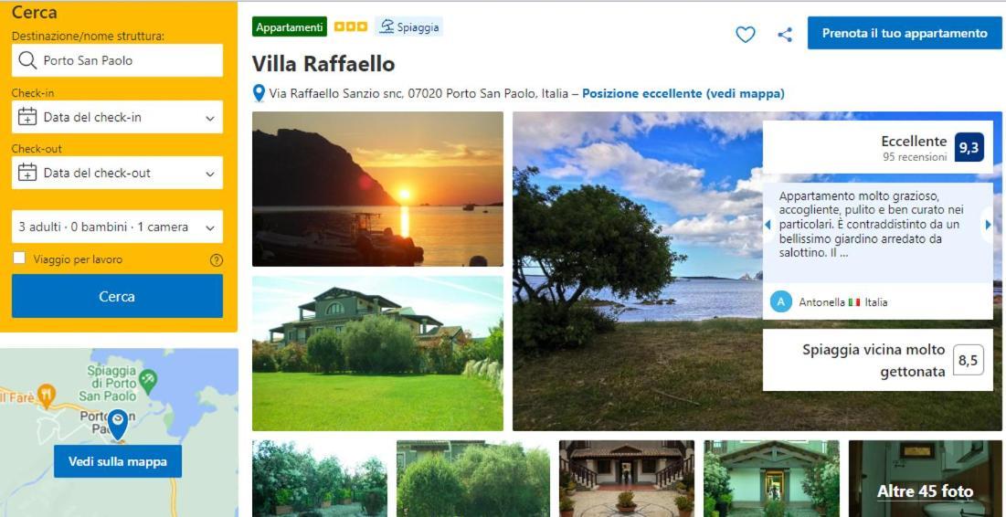 Villa Raffaello Porto San Paolo  Luaran gambar